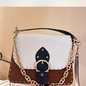 Coach Restored Beat Shoulder Bag in color lock with Rivets